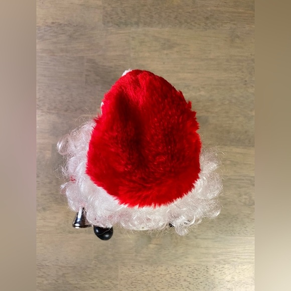 Vintage Sledding Santa Musical Bump Go Action Ringing Bell 3 Songs‎ Moves 80s - Picture 9 of 11